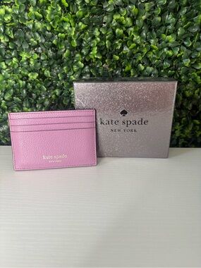 kate spade Pink Leather Card Holder
